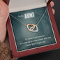 True Crime Junkie Gift for Aunt, Interlocking Hearts Necklace