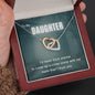 True Crime Junkie Gift for Daughter, Interlocking Hearts Necklace