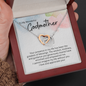 Godmother Gift, Interlocking Hearts Necklace