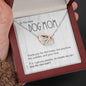 Dog Mom Gift, Interlocking Hearts Pendant Necklace