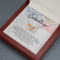Godmother Gift, Interlocking Hearts Necklace
