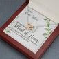Sister Maid of Honor Proposal Necklace, Interlocking Hearts Pendant