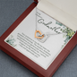 Godmother Gift, Interlocking Hearts Necklace