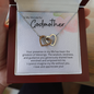 Godmother Gift, Interlocking Hearts Necklace
