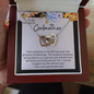 Godmother Gift, Interlocking Hearts Necklace