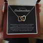Godmother Gift, Interlocking Hearts Necklace