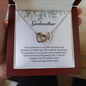 Godmother Gift, Interlocking Hearts Necklace