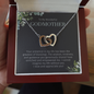 Godmother Gift, Interlocking Hearts Necklace
