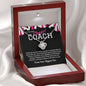 Cheer Coach Gift, Pendant Necklace
