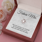 Future Mrs Bride Gift, Love Knot Pendant Necklace