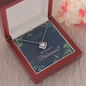 Bridesmaid Proposal Gift, Love Knot Pendant Necklace