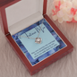 Bride Gift, Love Knot Pendant Necklace