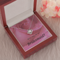 Bridesmaid Proposal Gift, Love Knot Pendant Necklace