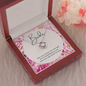 Bride Gift, Love Knot Pendant Necklace
