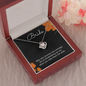 Bride Gift, Love Knot Pendant Necklace
