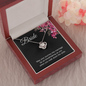 Bride Gift, Love Knot Pendant Necklace