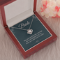 Bride Gift, Love Knot Pendant Necklace