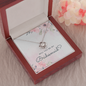 Bridesmaid Proposal Gift, Love Knot Pendant Necklace