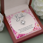 Bride Gift, Love Knot Pendant Necklace