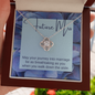 Bride Gift, Love Knot Pendant Necklace