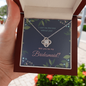 Bridesmaid Proposal Gift, Love Knot Pendant Necklace