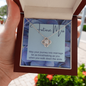 Bride Gift, Love Knot Pendant Necklace