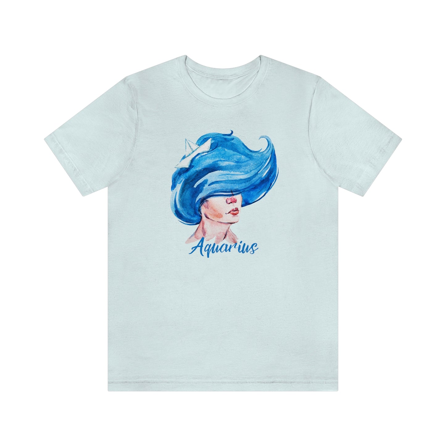 Aquarius Zodiac Astrology Big Hair Shirt