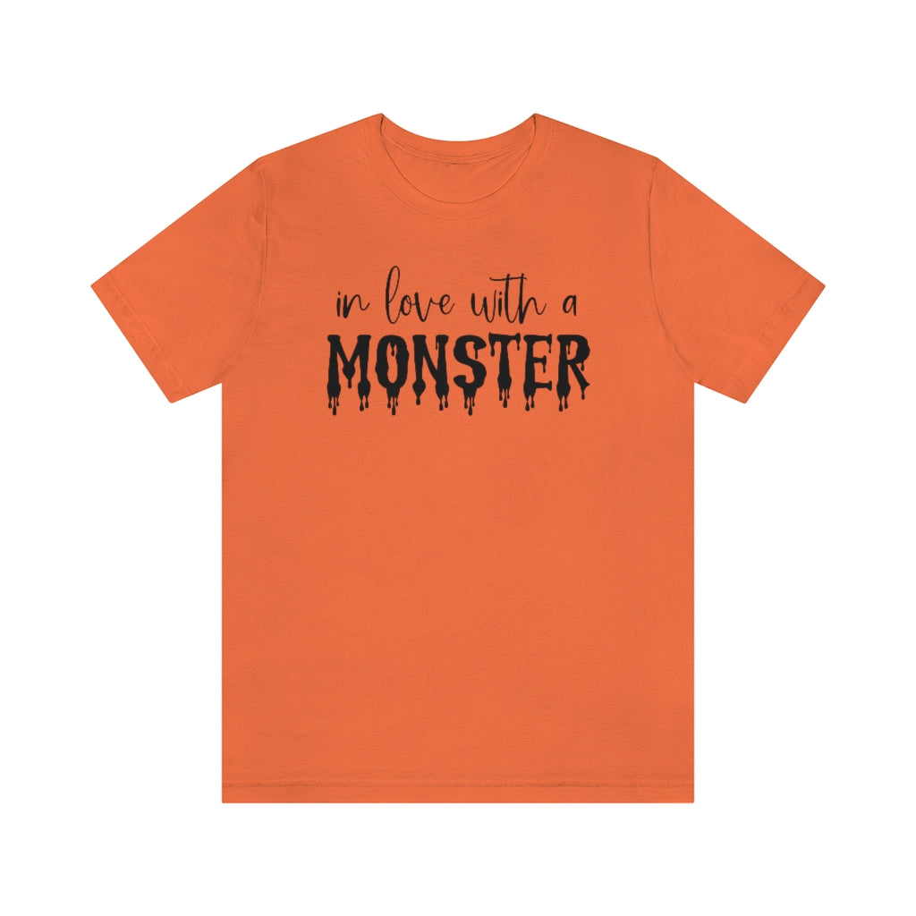 In Love With A Monster, Unisex Tee