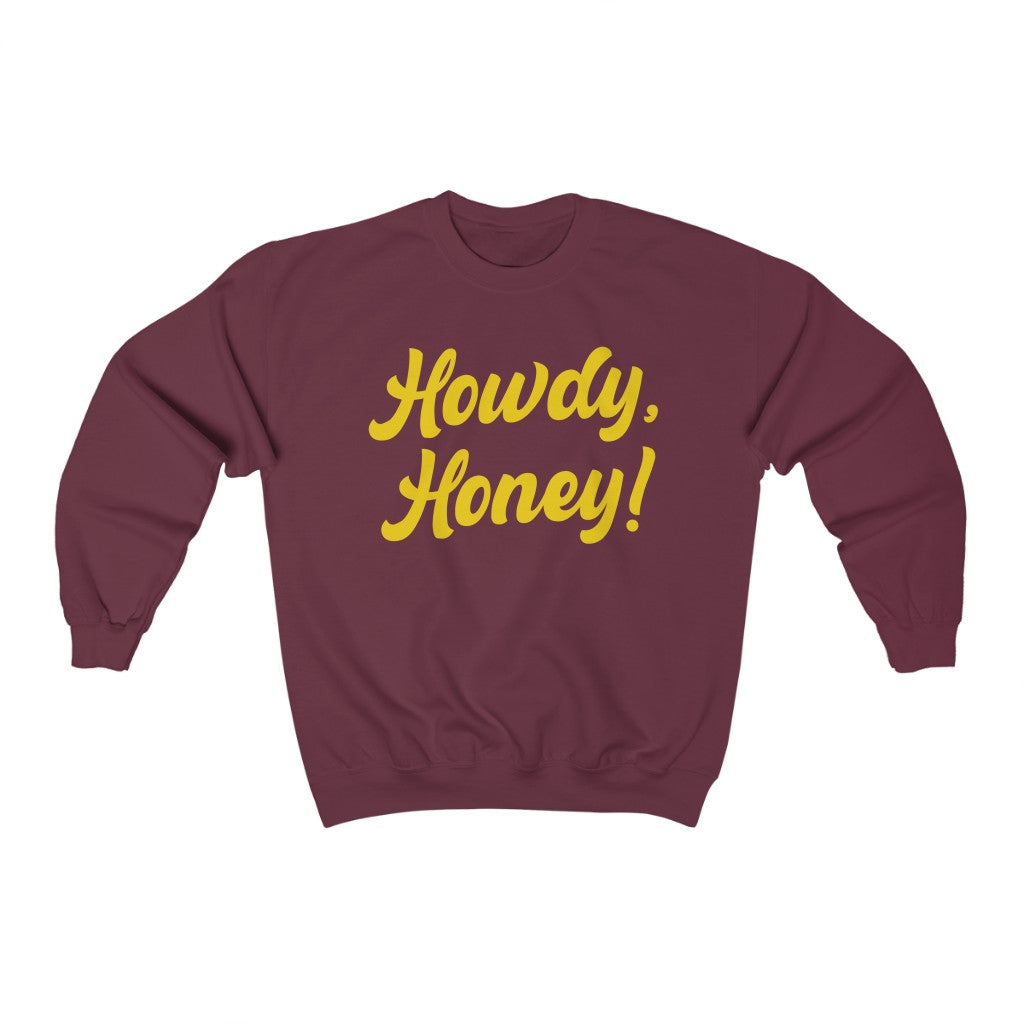 Howdy Honey Sweatshirt, Vintage Inspired Crewneck