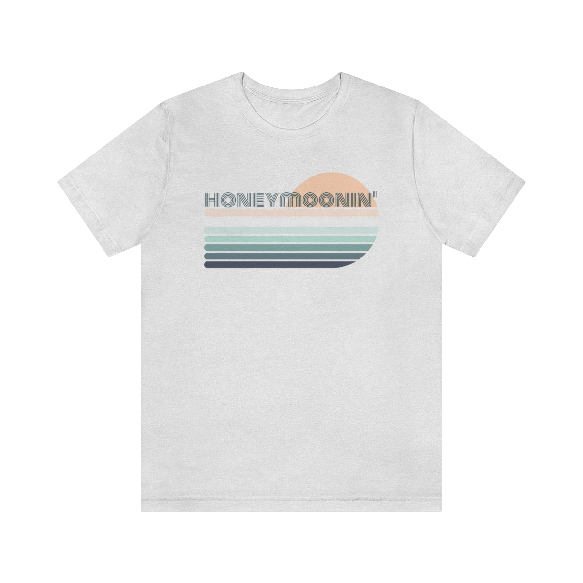 Honeymoonin' Retro Unisex Tee