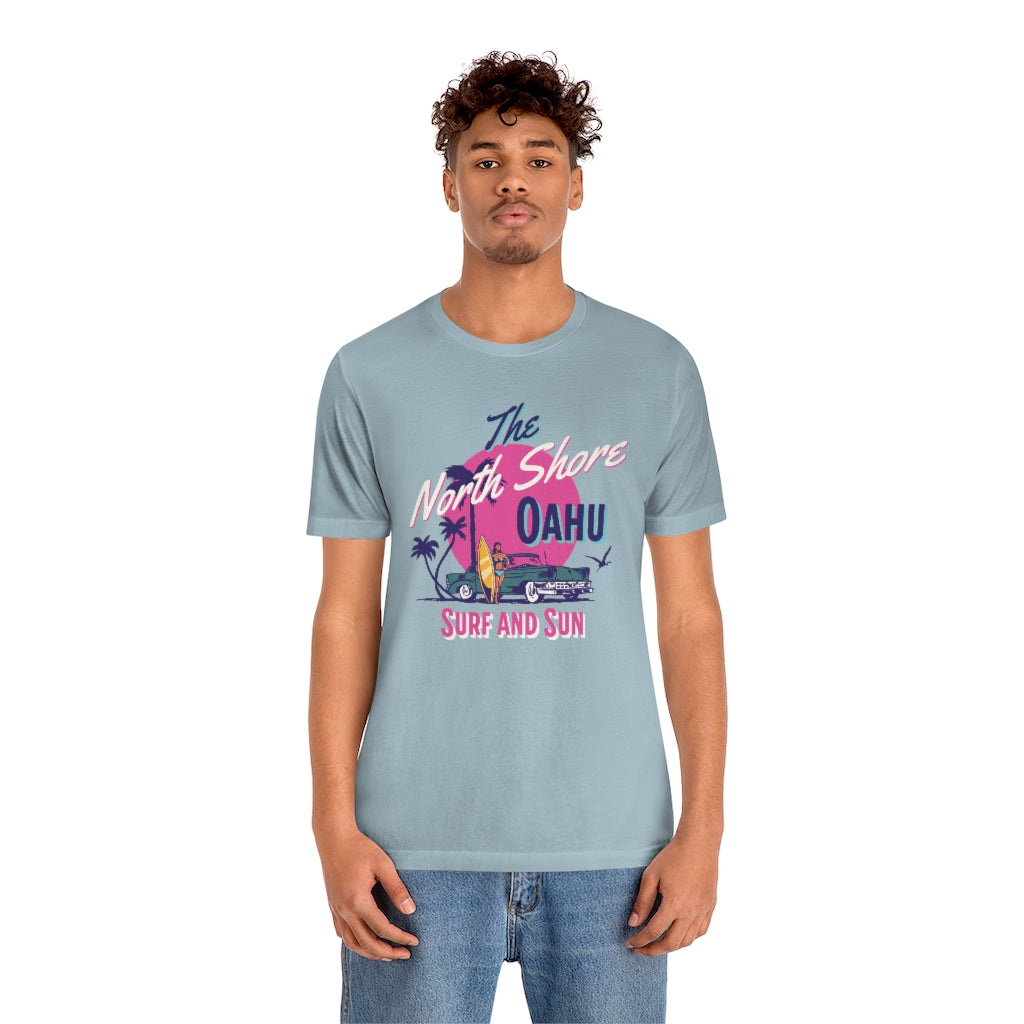 The North Shore Oahu Unisex Jersey Short Sleeve Tee