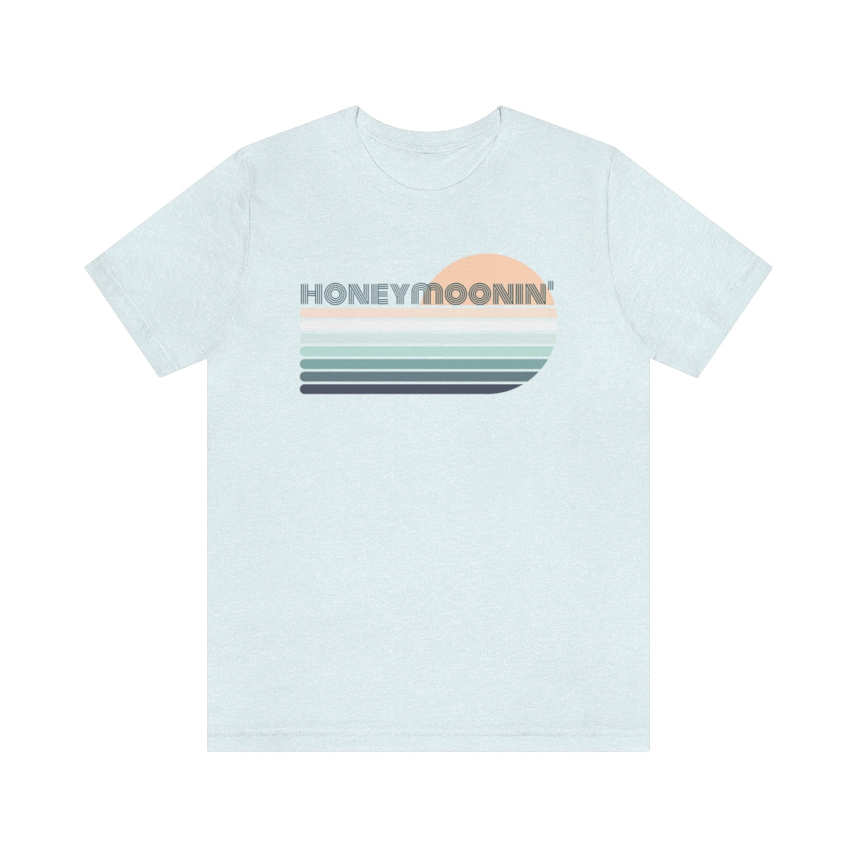 Honeymoonin' Retro Unisex Tee