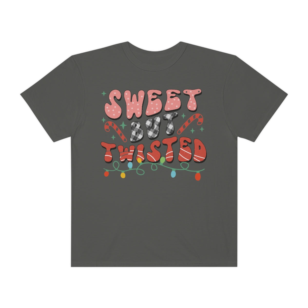 Sweet But Twisted Retro Christmas Comfort Colors Shirt