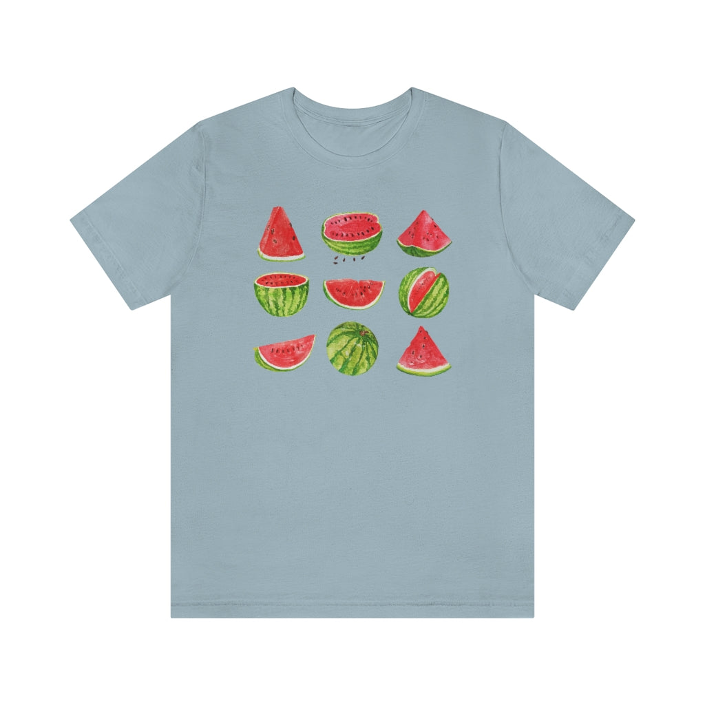 Watermelon Shirt, Cottagecore, Unisex Jersey Short Sleeve Tee