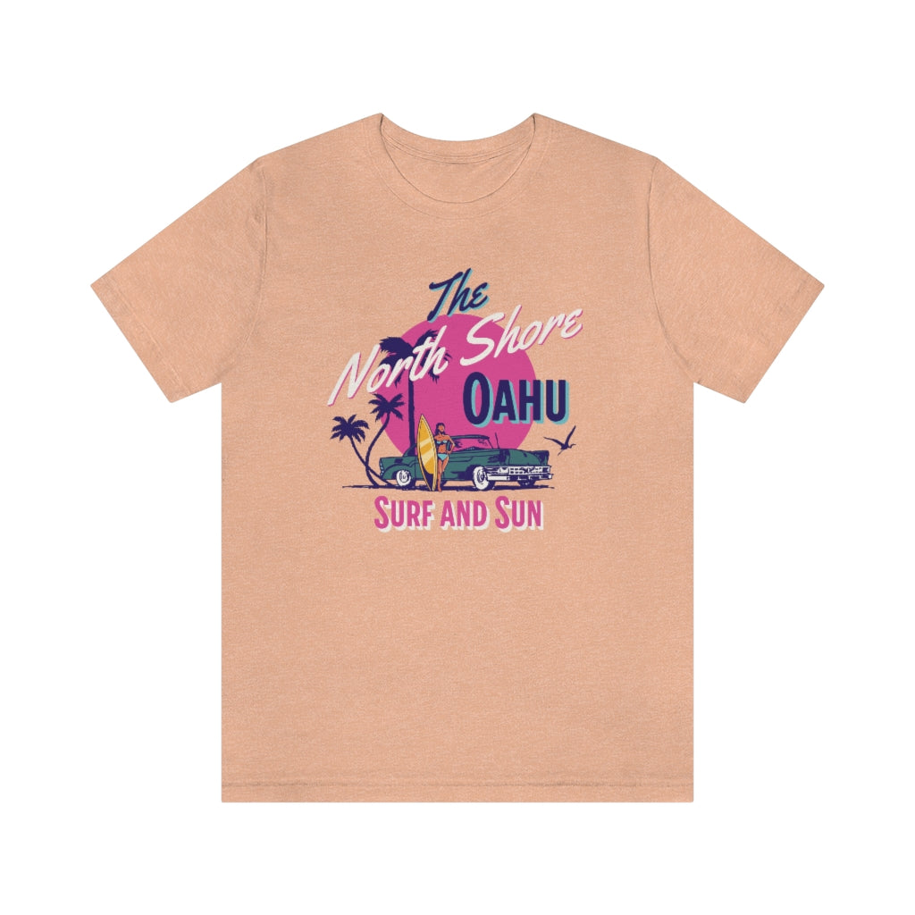 The North Shore Oahu Unisex Jersey Short Sleeve Tee