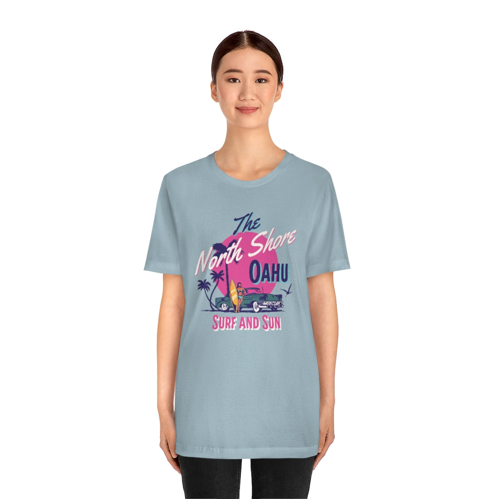 The North Shore Oahu Unisex Jersey Short Sleeve Tee