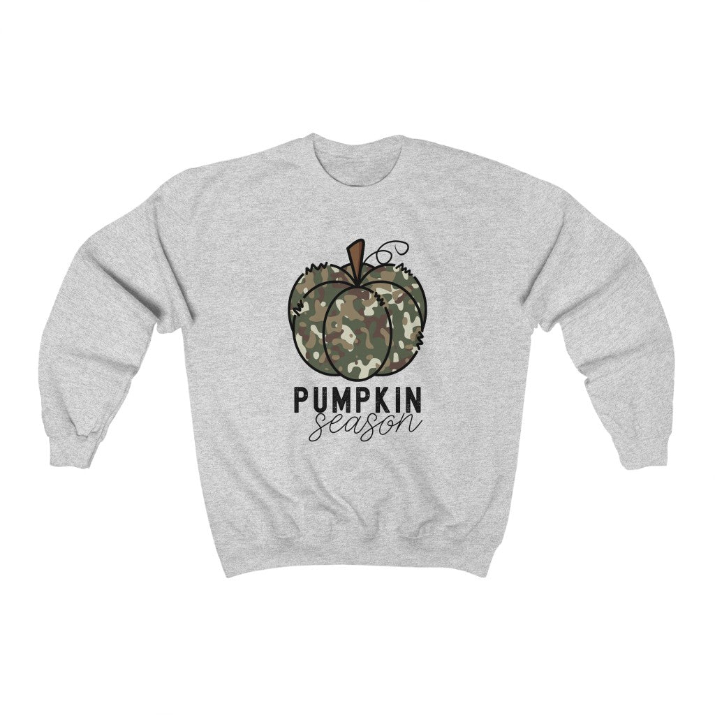Camo Pumpkin Season Crewneck Sweatshirt