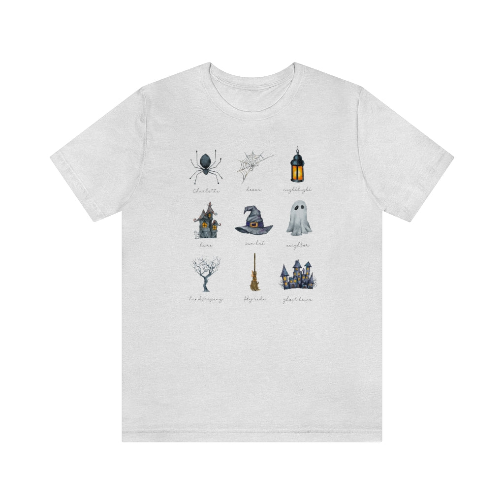 Witch Stuff Cottagecore Halloween Shirt, Unisex Jersey Short Sleeve Tee