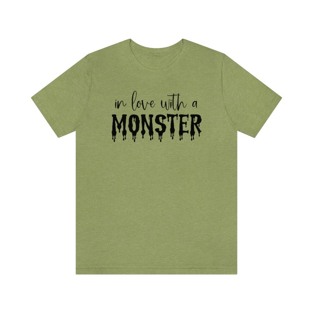 In Love With A Monster, Unisex Tee