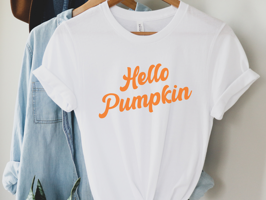 Hello Pumpkin Shirt, Retro Tee