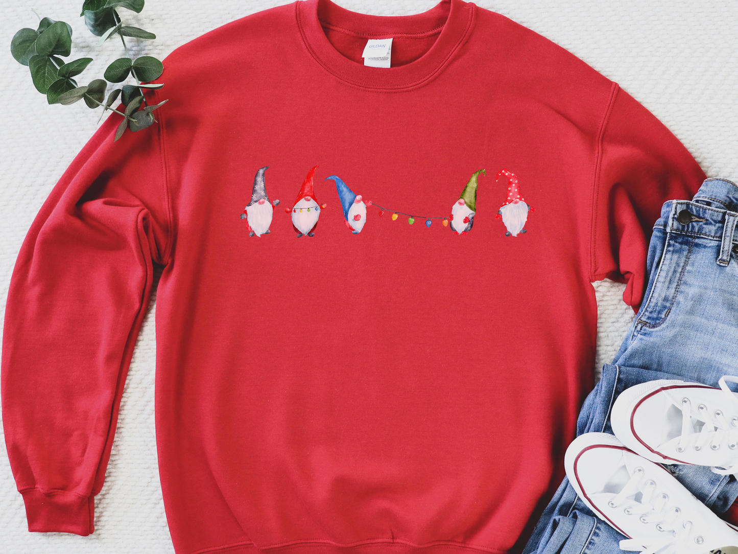 Christmas Lights Gnome Sweatshirt