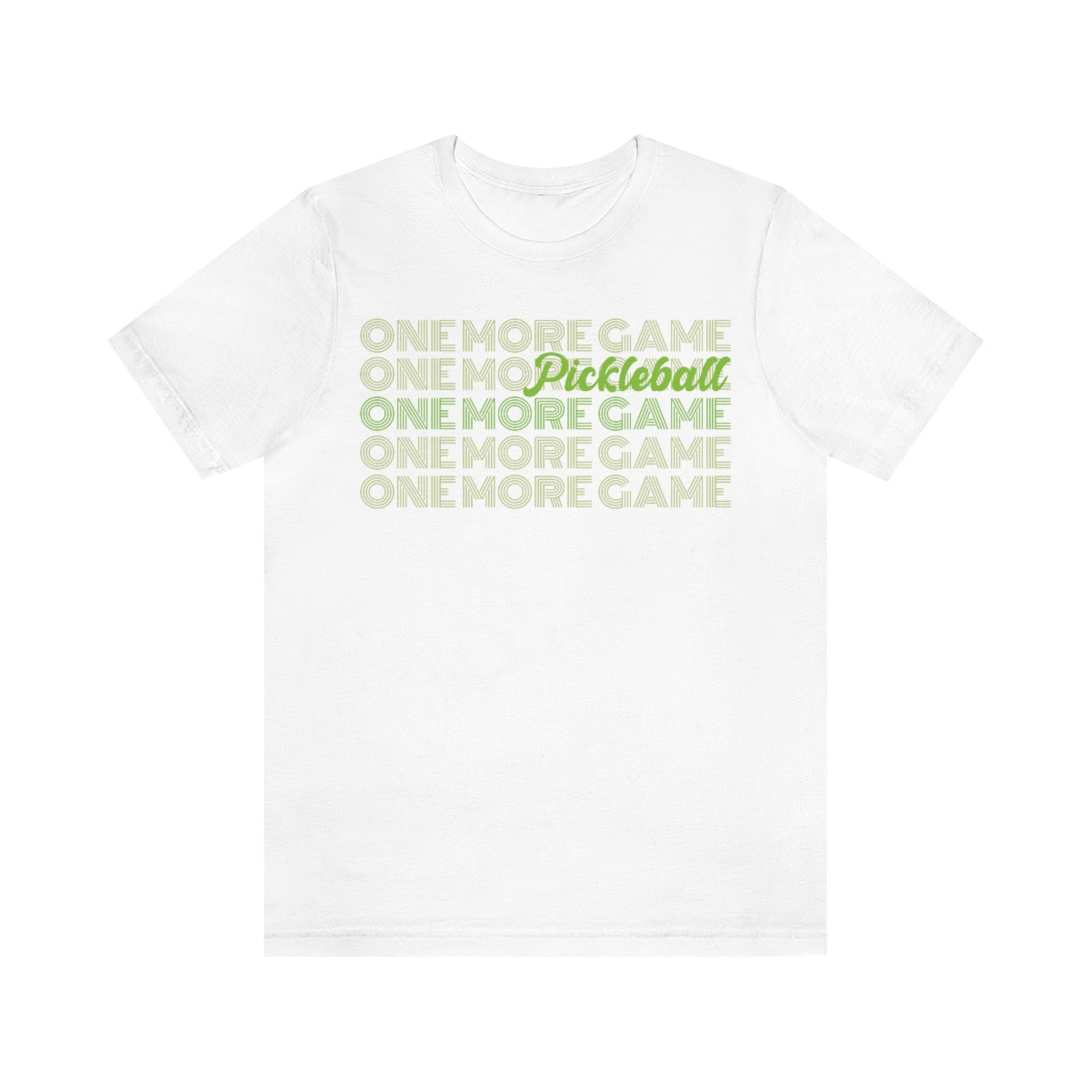 Pickleball One More Game Retro Shirt