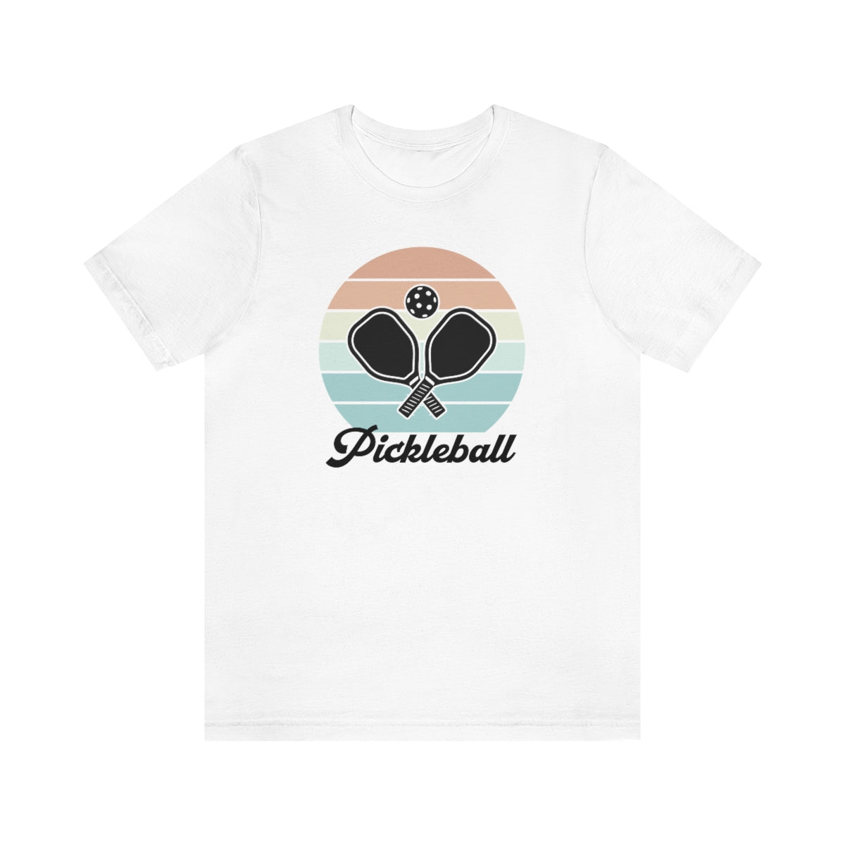 Pickleball Retro Sunset Shirt