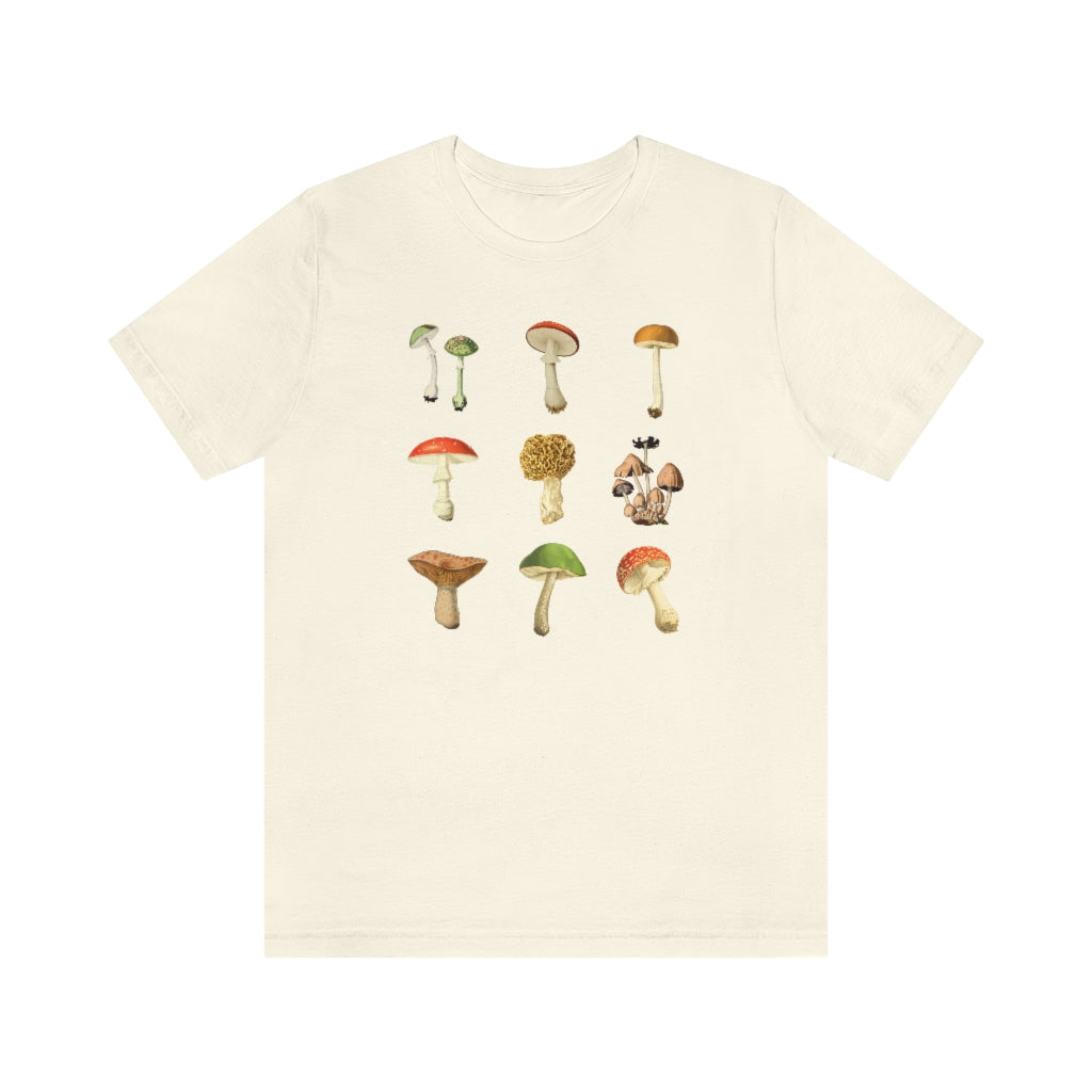 Vintage Illustration Mushroom Cottagecore Shirt