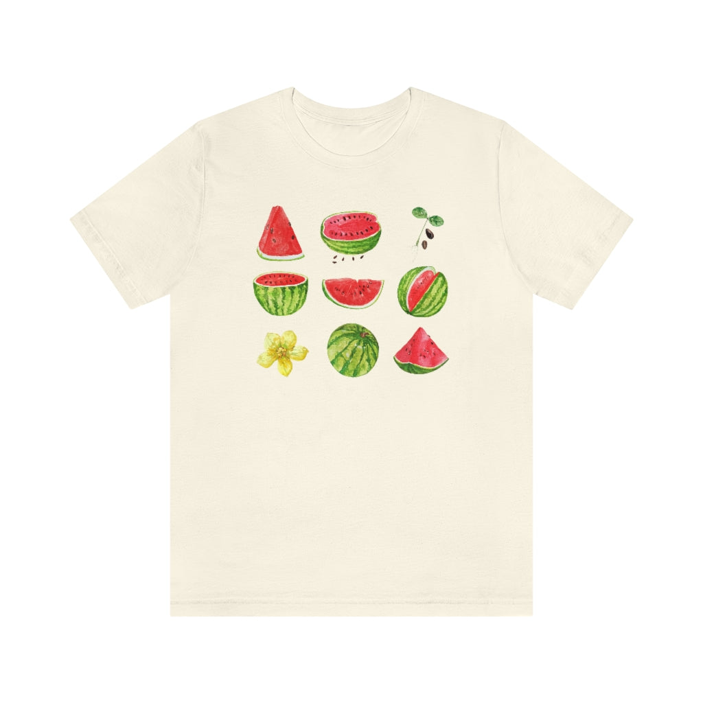 Watermelon Shirt, Cottagecore, Unisex Jersey Short Sleeve Tee