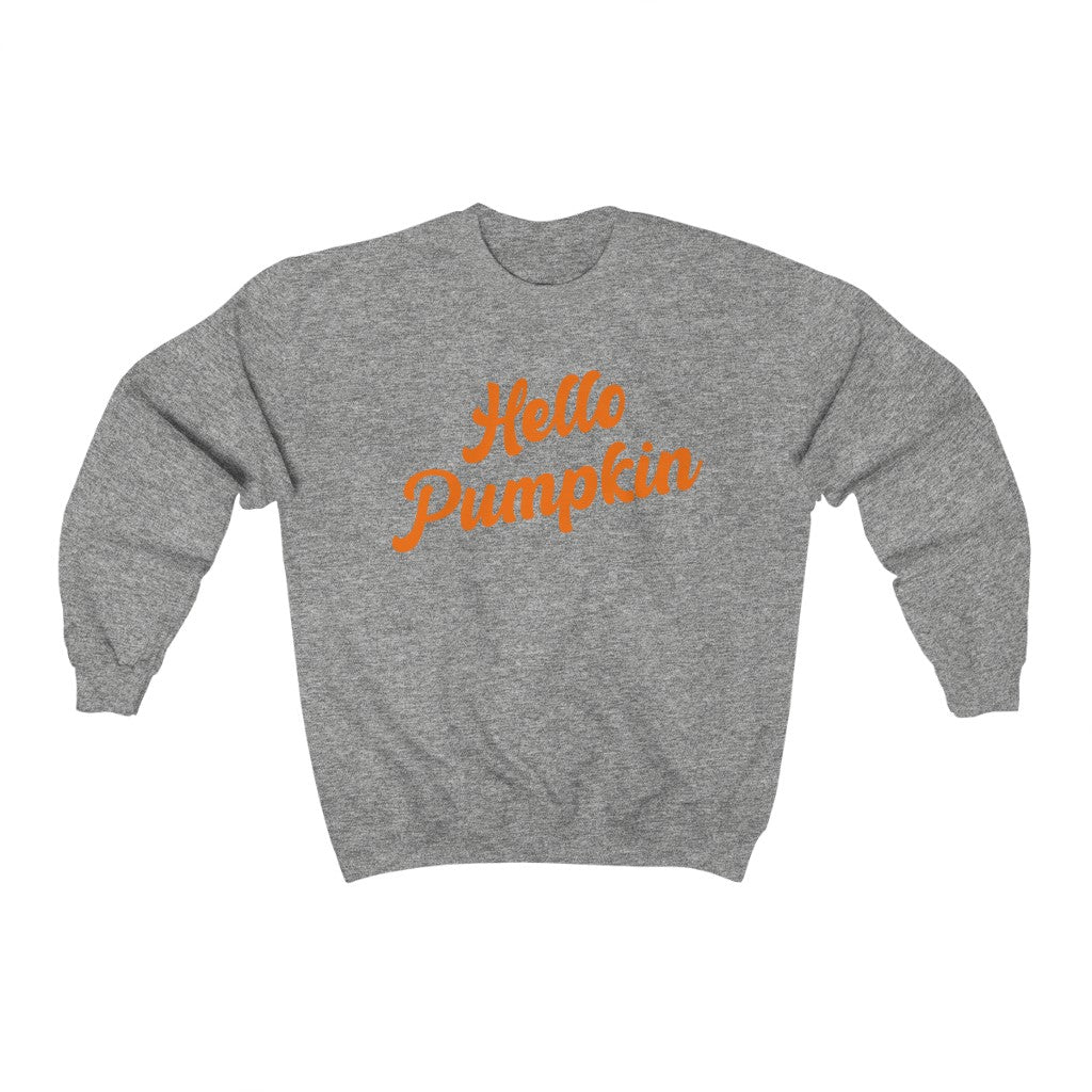 Hello Pumpkin Sweatshirt, Retro Fall Vibes