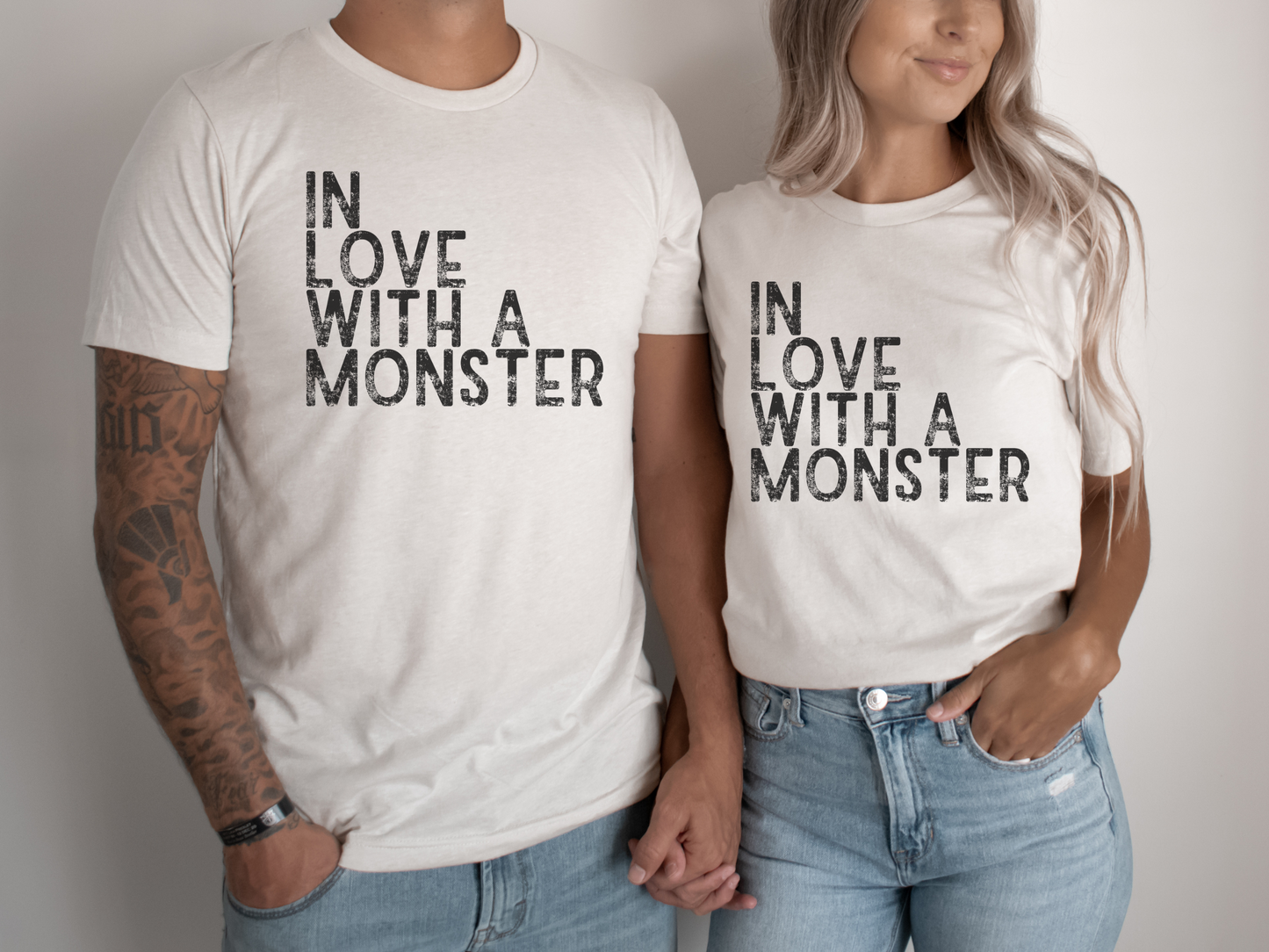 In Love With A Monster Halloween Unisex Jersey Short Sleeve Tee