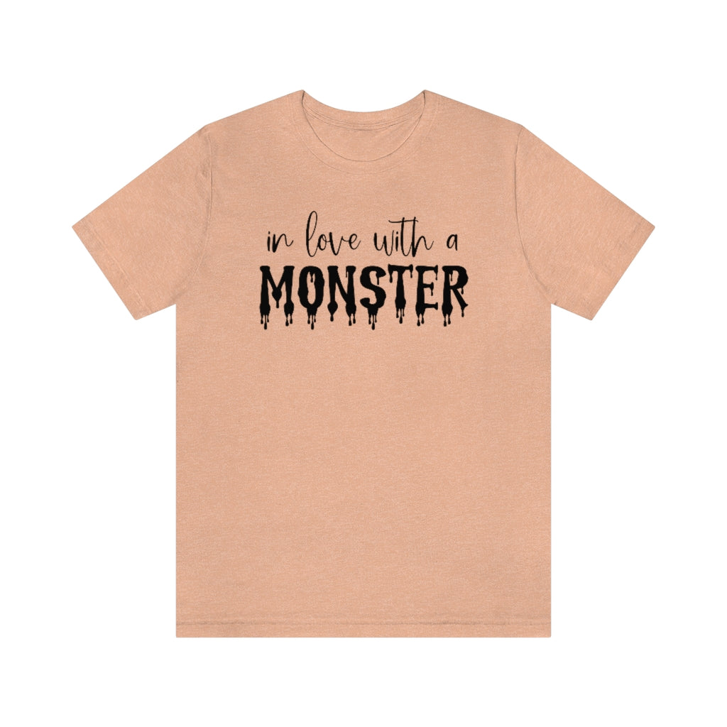 In Love With A Monster, Unisex Tee