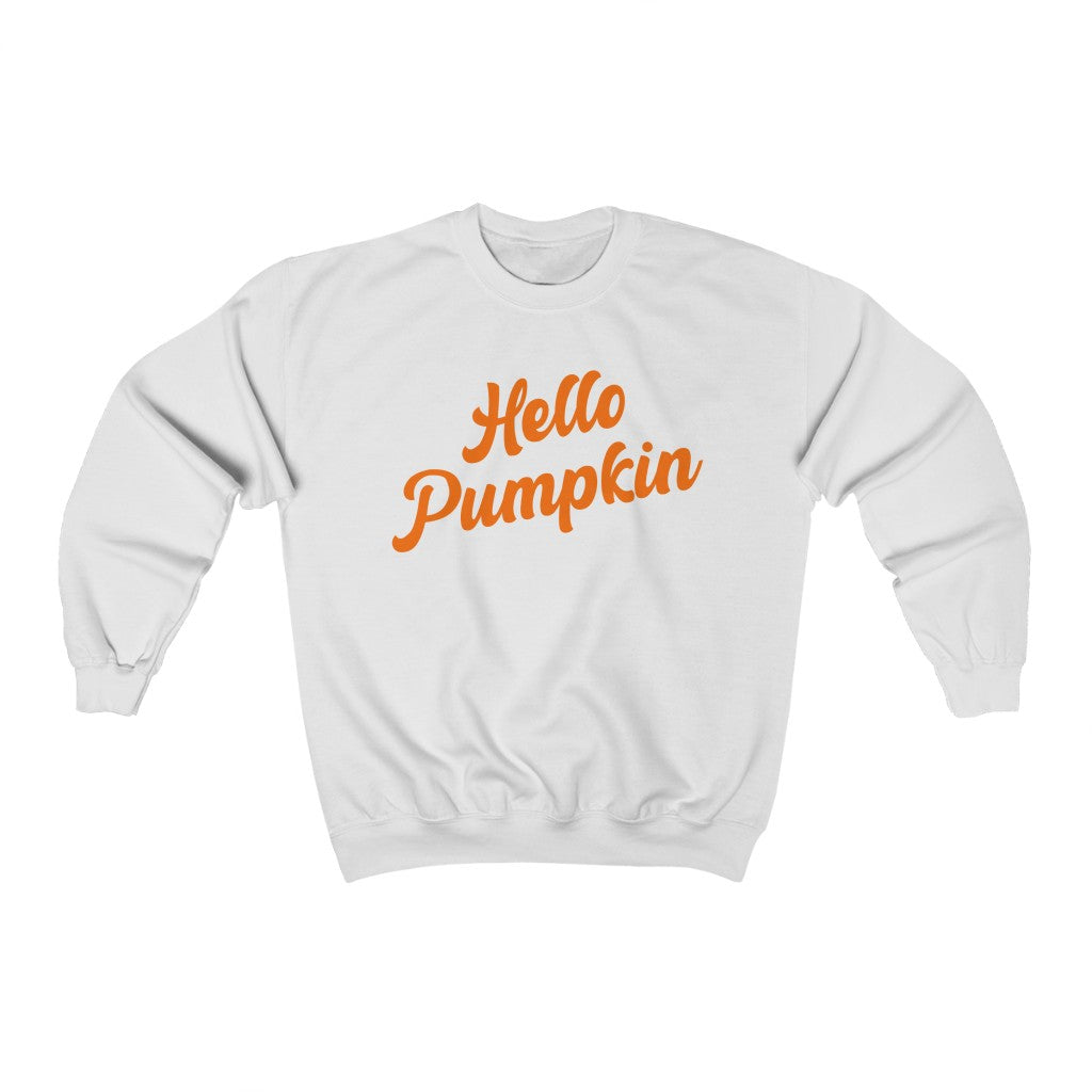 Hello Pumpkin Sweatshirt, Retro Fall Vibes