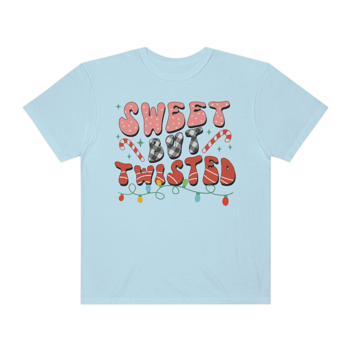 Sweet But Twisted Retro Christmas Comfort Colors Shirt